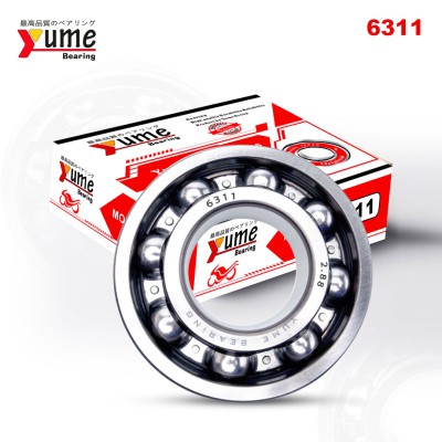 6311 Single Pcs High Speed Double Groove Ball Bearing