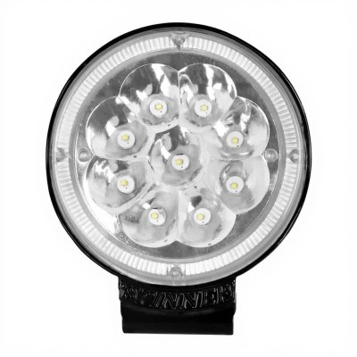 LED Work Lamp Round Light 9 LED Bulbs 10V to 30V for E Tricycle