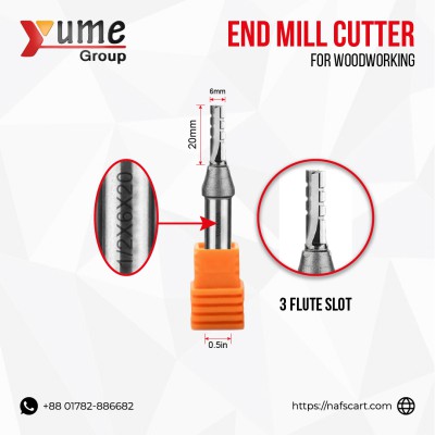 Lanke All Sizes High Performance TCT Three Straight Bits Cnc Wood Router Bits Solid Carbide End Mill for Hardwood Milling Cutter