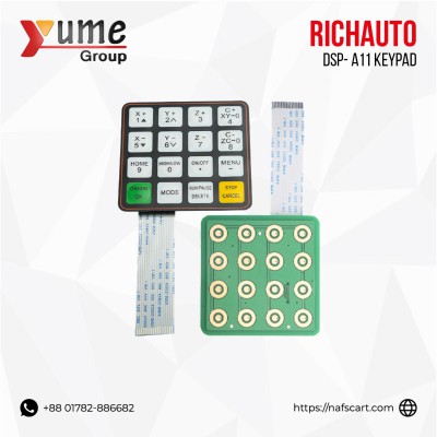 Richauto A11 A18 DSP CONTROLLER Accessories 16 Buttons English Keypad
