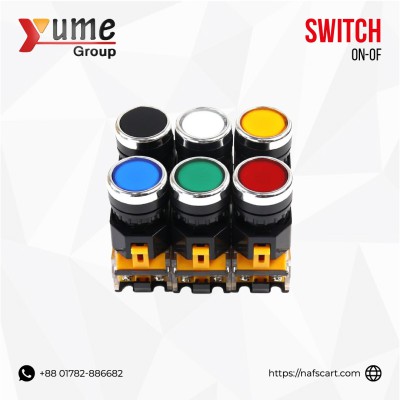 LA38-10BN 22mm normally open Knob Copper Contact self reset NO Point Push Button Switch