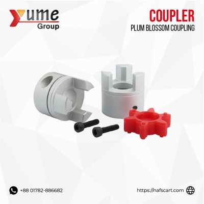 Customizable OEM Aluminum Alloy Jaw Type Flexible Coupling with Solid Rubber Pad for Connecting Motor and Ball Screw