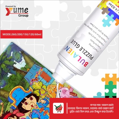 High Quality Puzzle Proof Transparent Jigsaw Puzzle Glue Newest Sponge Head 120ML for Puzzles Water-Soluble Fast Drying