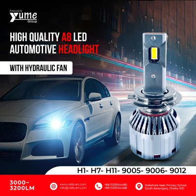 A8 High-Quality LED Automotive Headlight – Powered by Yume Group
