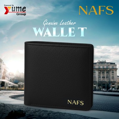 NAFS Premium Genuine Leather Bi-fold Wallet