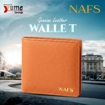 NAFS Genuine Leather Compact Bi-fold Wallet