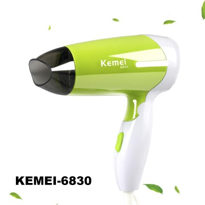 Kemei KM-6830 1200 WATT Professional Portable Hair Dryer - Compact Design with Concentrator Nozzle