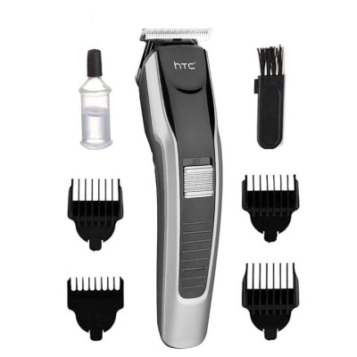 HTC AT-538 Professional Rechargeable Hair & Beard Trimmer - Precision Blade & 4 Comb Attachments