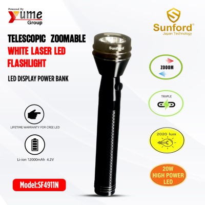 Sunford  SF-4911N Rechargeable LED Flashlight
