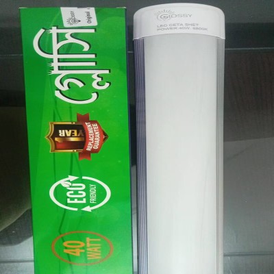 Glossy 40-Watt LED Tube Light (Ceta Shet) – 6500K Cool Daylight with 1-Year Replacement Guarantee