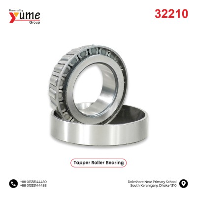 Reinforced 32210 Tapered Roller Bearing – High-Stability Industrial Solution
