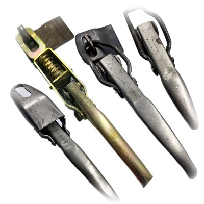 Heavy-Duty 26cm Spring-Loaded Door Latch – Automatic Locking Security Bolt