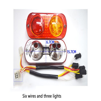 LUKE 32007 High-Intensity LED Headlight – Ultra-Bright 12V-80V Front Lamp for Electric Tricycles