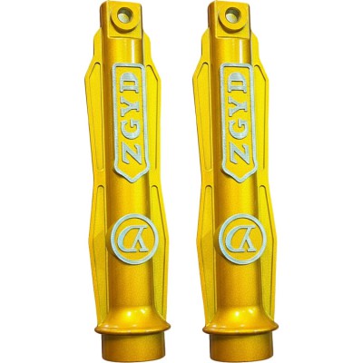 Heavy-Duty Electric Tricycle Front Fork Shock Absorbers - Premium Gold Suspension (Kolshi)