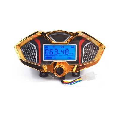 Universal Electric Tricycle Digital LCD Speedometer - 48V/60V/72V Intelligent Dashboard