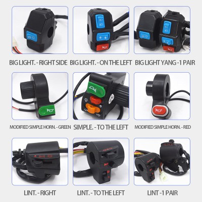 Universal Electric Tricycle Handlebar Switch & Horn Set – Complete Control Module