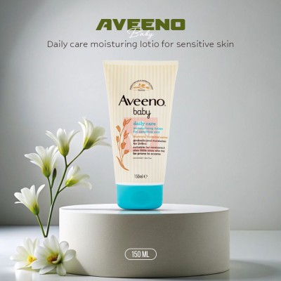 Aveeno Baby Daily Care Moisturising Lotion for Sensitive Skin 150ml FR — Gentle 24H Hydration for Newborn & Eczema-Prone Skin