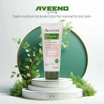 Aveeno Daily Moisturising Body Lotion 200ml FR — Nourishing Care for Normal to Dry Skin with Colloidal Oatmeal