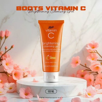 Boots Vitamin C Brightening Cleansing Gel 100ml TH — Radiance Face Wash for Dull Skin