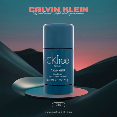 Calvin Klein CK Free Deodorant Stick 75g for Men MC — Alcohol-Free Fresh Odor Protection
