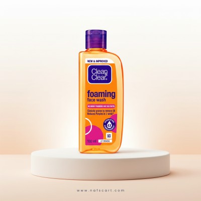 Clean & Clear Foaming Face Wash 100ml TH — Oil Control Acne Cleanser