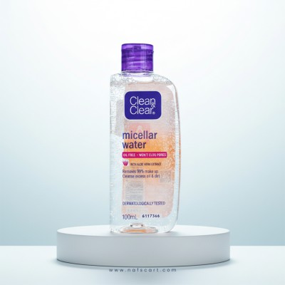 Clean & Clear Micellar Water 100ml TH — Oil-Free Makeup Remover
