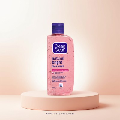Clean & Clear Natural Bright Face Wash 100ml TH — Rose & Honey