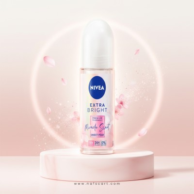 NIVEA Extra Bright Premium Fragrance Miracle Sweet Roll-On Deodorant 50ml TH