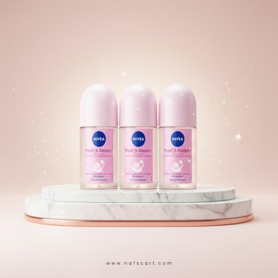 NIVEA Pearl & Beauty Roll-On Deodorant Pack of 3 (25ml Each) TH