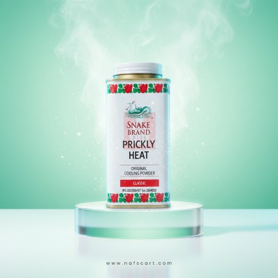 Snake Brand Prickly Heat Original Cooling Powder Classic 140gm TH