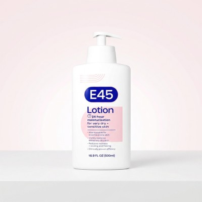 E45 Moisturising Lotion 500ml for Dry & Sensitive Skin UK