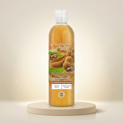 Watsons Tamarind Rejuvenating Exfoliating Body Wash with Vitamins B3 & E – 410ml TH