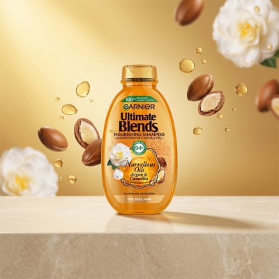 Garnier Ultimate Blends Argan & Camellia Oil Marvellous Oils Nourishing Shampoo – 400ml