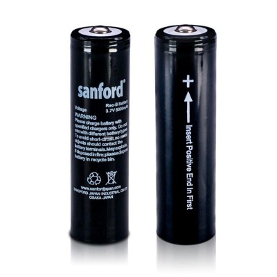 Sanford 18650 3.7V Rechargeable Li-ion Battery