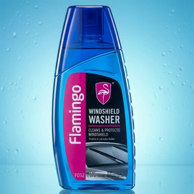Flamingo Windshield Washer Fluid 500ml – Car Glass Cleaner for Clear Visibility, Streak-Free Shine & Protection