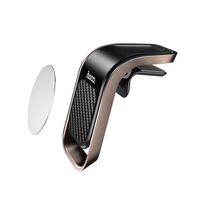 HOCO CA74 Car Phone Holder – Air Vent Mount Magnetic Mobile Stand for Safe Driving & One-Hand Use