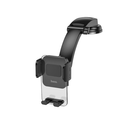 HOCO CA118 Car Phone Holder – Dashboard & Windshield Mount Adjustable Mobile Stand with Strong Suction & 360° Rotation