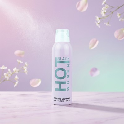 HOT Black Women Perfumed Body Spray 200ml – Long Lasting Fresh Floral Fragrance for Daily Use