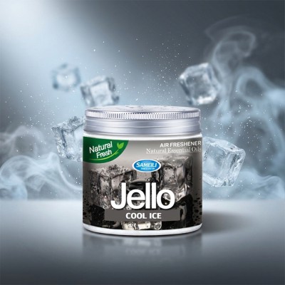 Jello Cool Ice Car Air Freshener 220g – Long Lasting Natural Gel Fragrance for Car, Home & Office
