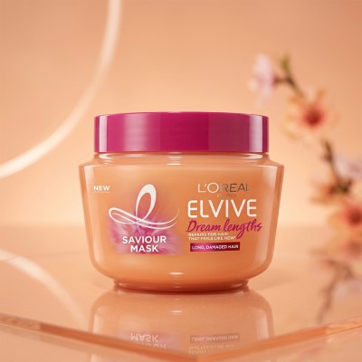 L’Oréal Paris Elvive Dream Lengths Hair Mask 300ml – Repair & Strengthen Long, Damaged Hair (GR)