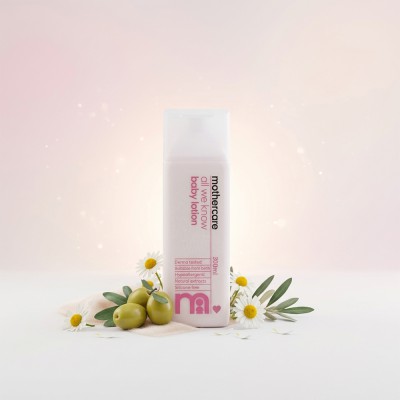Mothercare All We Know Baby Lotion 300ml – Gentle Moisturising Lotion with Olive Oil & Chamomile (IN)