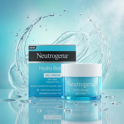 Neutrogena Hydro Boost Gel-Cream 50ml – Deep Hydration Moisturizer for Dry Skin (FR)
