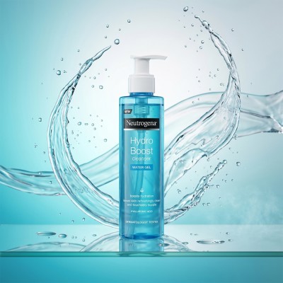 Neutrogena Hydro Boost Water Gel Cleanser 200ml – Hydrating Face Wash with Hyaluronic Acid (GR)