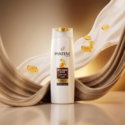 Pantene Pro-V Milky Damage Repair Shampoo 400ml – Nourishing Repair for Damaged Hair (KSA)