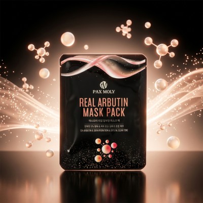 Pax Moly Real Arbutin Mask Pack 25ml – Brightening & Even Tone Sheet Mask (KO)