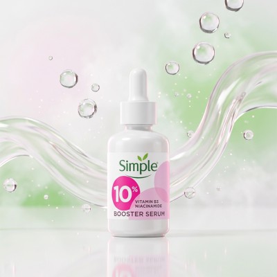 Simple Booster Serum 10% Vitamin B3 Niacinamide 30ml Hungary – Oil Control, Acne Care & Pore Minimizing Serum