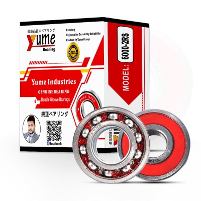Yume 6000-2RS Double Groove Ball Bearing – 10mm x 26mm x 8mm