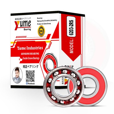 Yume 6204-2RS Double Groove Ball Bearing