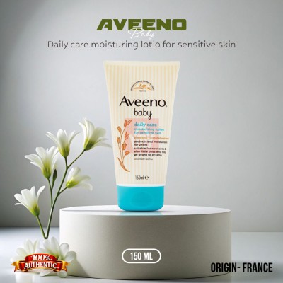 Aveeno Baby Daily Care Moisturising Lotion for Sensitive Skin 150ml FR — Gentle 24H Hydration for Newborn & Eczema-Prone Skin