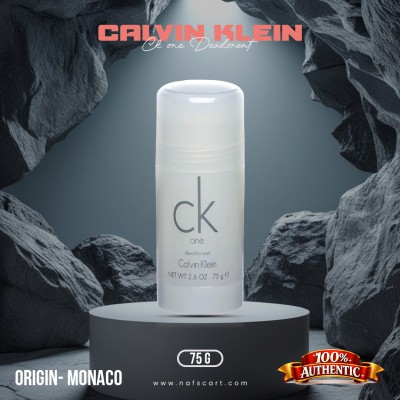 Calvin Klein CK One Deodorant Stick 75g MC — Fresh Unisex Long-Lasting Odor Protection